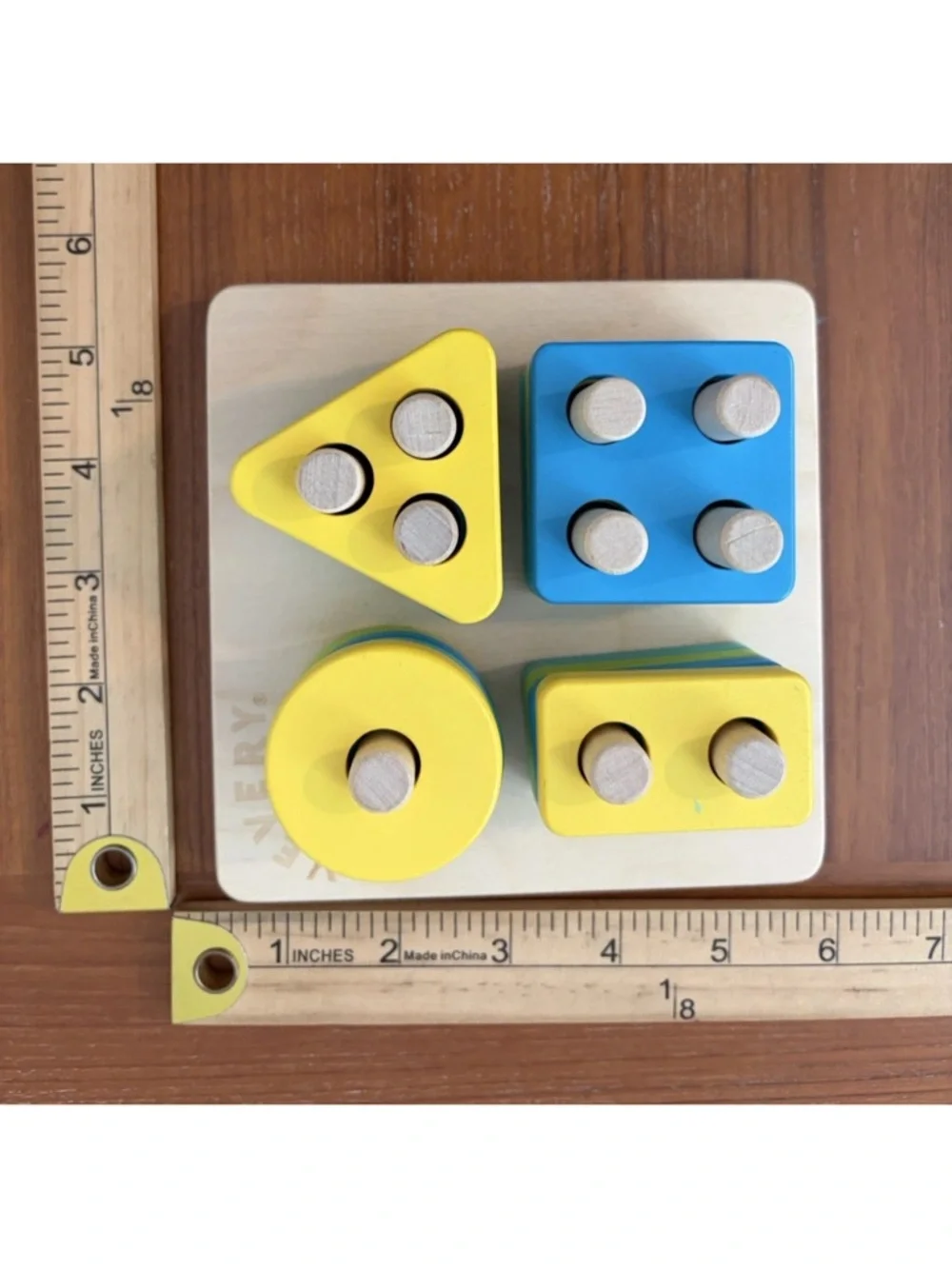 Lovevery Sort and Stack Peg Puzzle